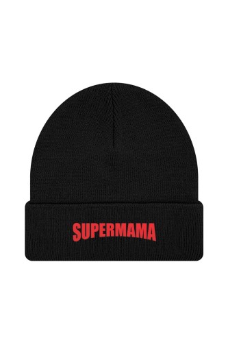Czapka zimowa Supermama - czarna