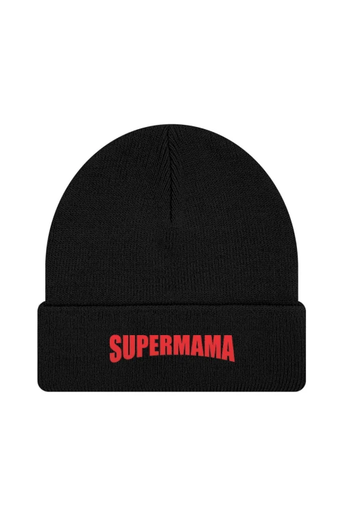 Czapka zimowa Supermama - czarna
