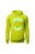 Bluza męska z kapturem Zęby wampira - limonka