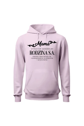 Bluza damska z kapturem Mama dyrektor generalny