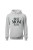 Bluza damska z kapturem Best mom ever - szara