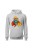 Bluza damska z kapturem Super mom - szara