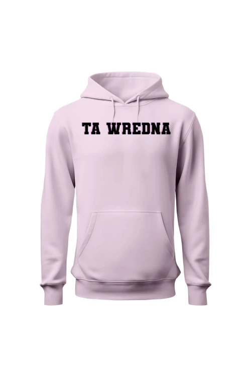 Bluza damska z kapturem Ta Wredna - różowa