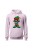 Bluza damska z kapturem Mama elf - różowa