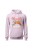 Bluza damska z kapturem Lazy christmas ho ho ho - różowa