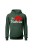 Bluza damska z kapturem Mrs babcia - zielona