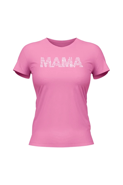 Koszulka damska Napis mama - różowa