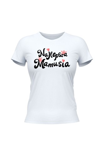 Koszulka damska Najlepsza mamusia - biała