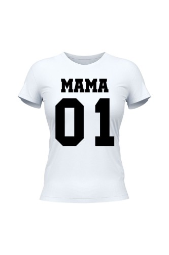 Koszulka damska Mama 01 - biała
