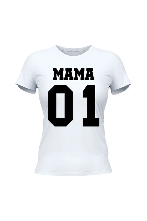 Koszulka damska Mama 01 - biała