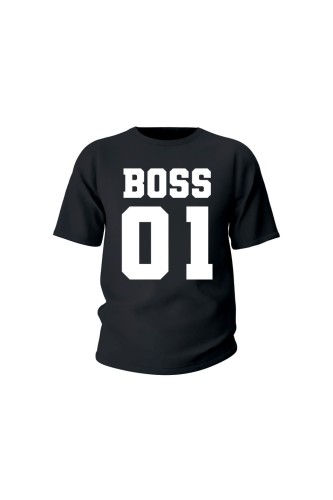 Koszulka dziecięca Boss 01 - czarna