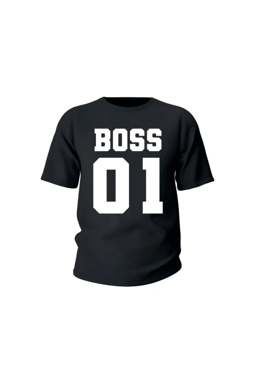 Koszulka dziecięca Boss 01 - czarna