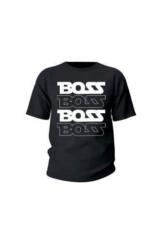 Koszulka dziecięca Boss boss - czarna