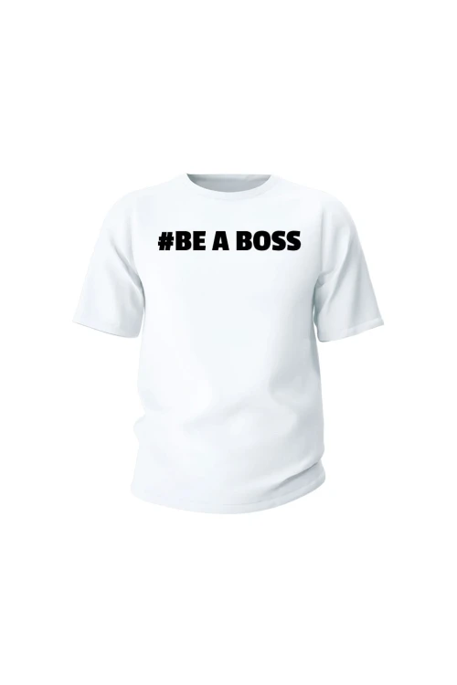 Koszulka dziecięca Be a boss - biała