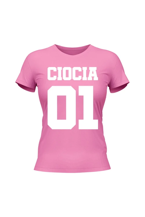 Koszulka damska Ciocia 01 - różowa
