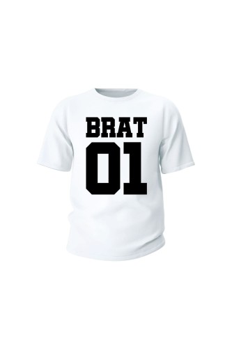 Koszulka dziecięca Brat 01 - biała