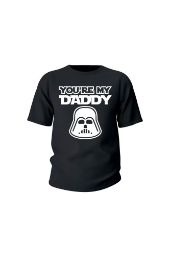 Koszulka dziecięca You're my daddy - czarna