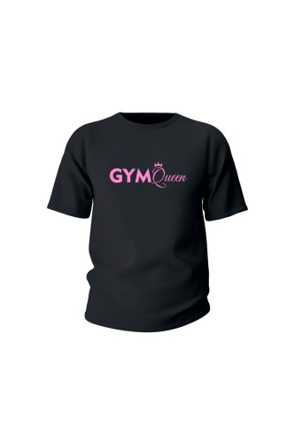 Koszulka dziecięca Gym Queen - czarna