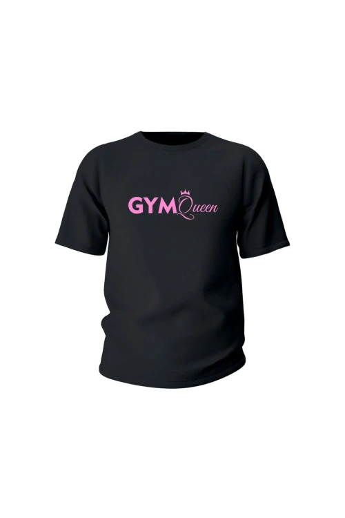 Koszulka dziecięca Gym Queen - czarna