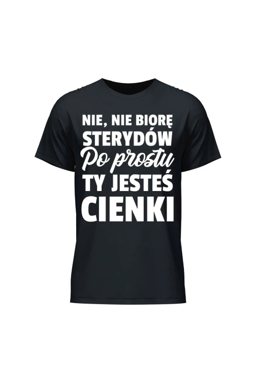 Koszulka męska Nie nie biorę - czarna