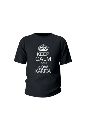 Koszulka dziecięca Keep Calm and łów karpia