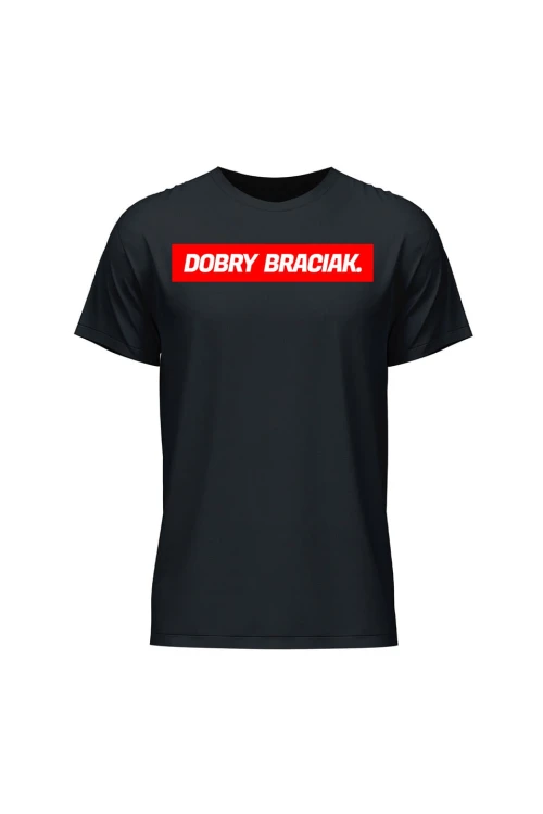 Koszulka męska Dobry braciak - czarna