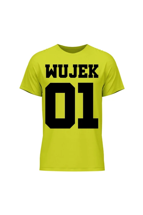 Koszulka męska Wujek 01 - limonka
