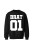 Bluza bez kaptura Brat 01 - czarna