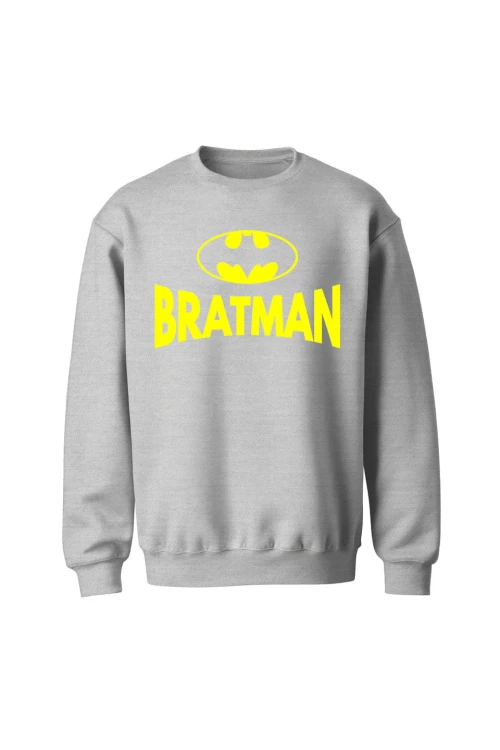 Bluza bez kaptura Bratman - szara