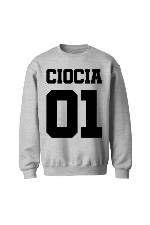 Bluza bez kaptura Ciocia 01 - szara