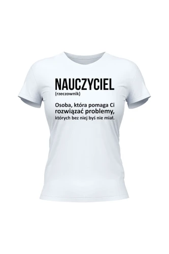 Koszulka damska Nauczyciel rzeczownik