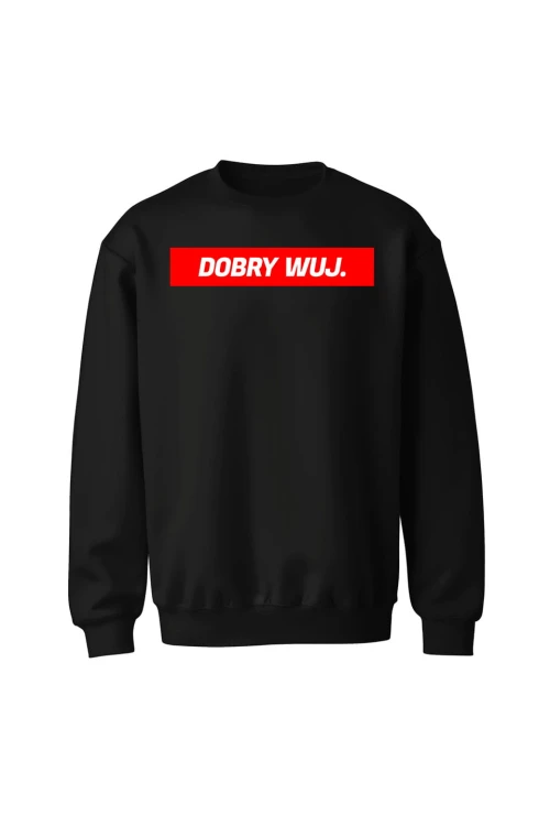 Bluza bez kaptura Dobry wuj - czarna