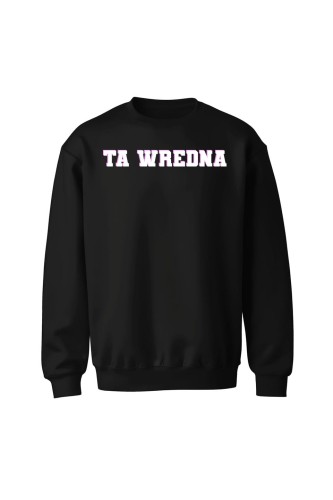 Bluza bez kaptura Ta Wredna - czarna