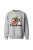 Bluza bez kaptura Meowy Christmas - szara