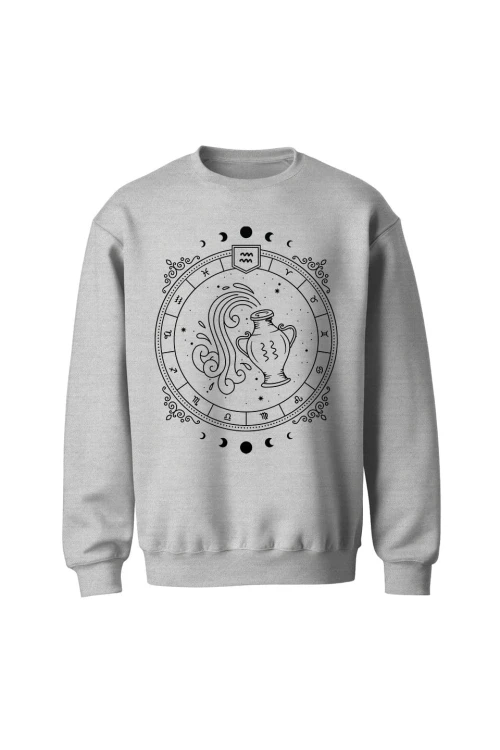 Bluza bez kaptura Wodnik - szara