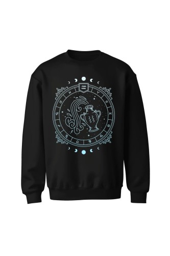 Bluza bez kaptura Wodnik - czarna