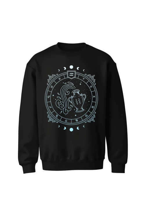 Bluza bez kaptura Wodnik - czarna