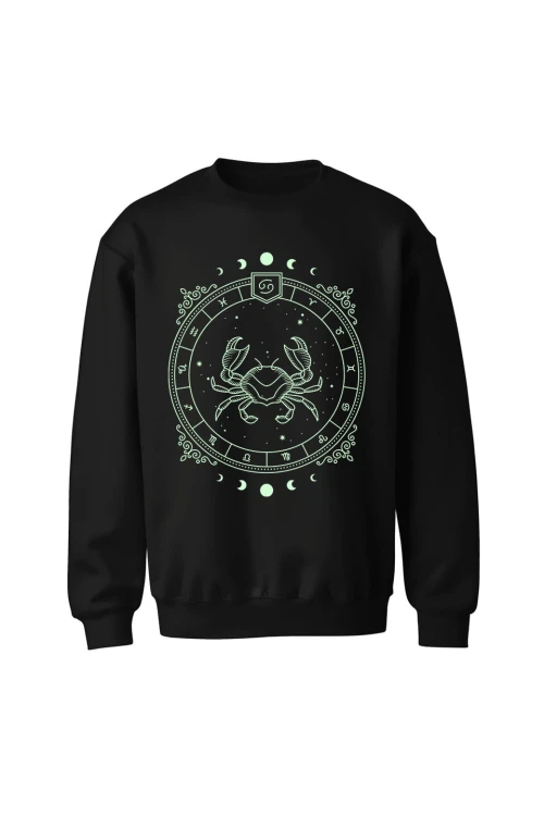 Bluza bez kaptura Rak - czarna