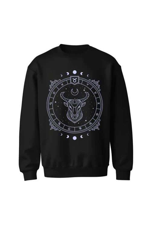 Bluza bez kaptura Byk - czarna