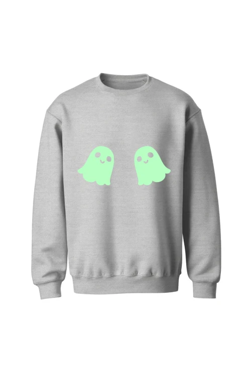 Bluza bez kaptura Dwa duszki - szara