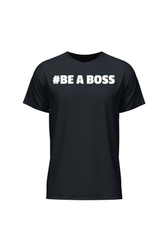 Koszulka męska Be a boss - czarna