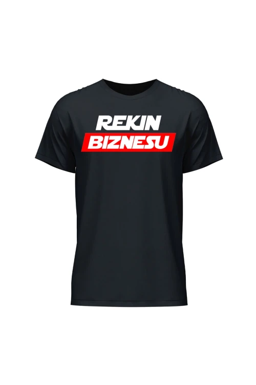 Koszulka męska Rekin biznesu - czarna