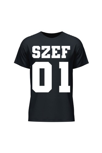 Koszulka męska Szef 01 - czarna