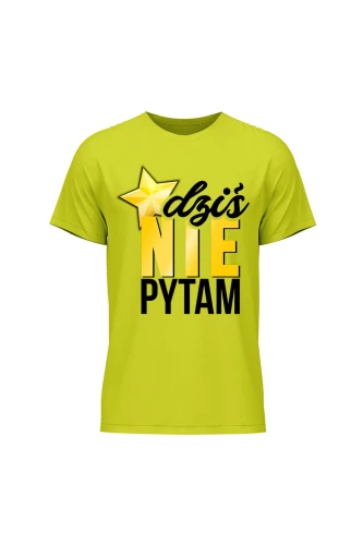 Koszulka męska Dziś nie pytam