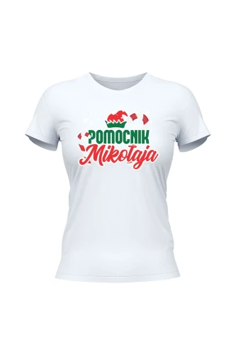 Koszulka damska Pomocnik Mikołaja