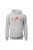 Bluza męska z kapturem Motocross heartbeat - szara