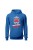 Bluza męska z kapturem Motocross is my life - niebieska