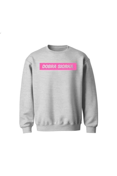 Bluza dziecięca bez kaptura Dobra siorka - szara
