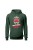 Bluza męska z kapturem Motocross is my life - zielona