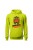 Bluza męska z kapturem Motocross is my life - limonka